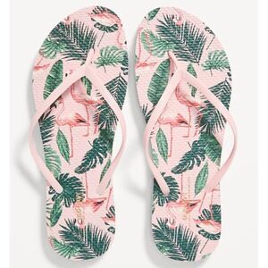 Flamingo 🦩 Print Flip Flops